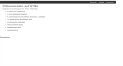 Desktop Screenshot of laufsystem.de